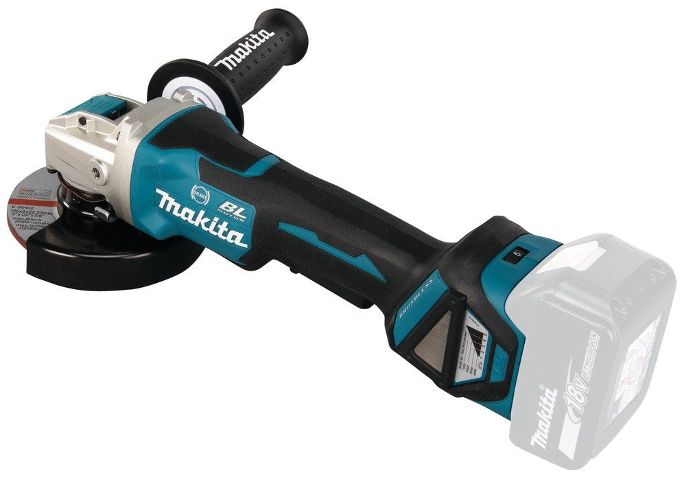 Makita Dga519z Miniamoladora Bl 18v Lxt 125 Mm X-Lock/Solo, Sin Batería Y Sin Cargador, 18 V