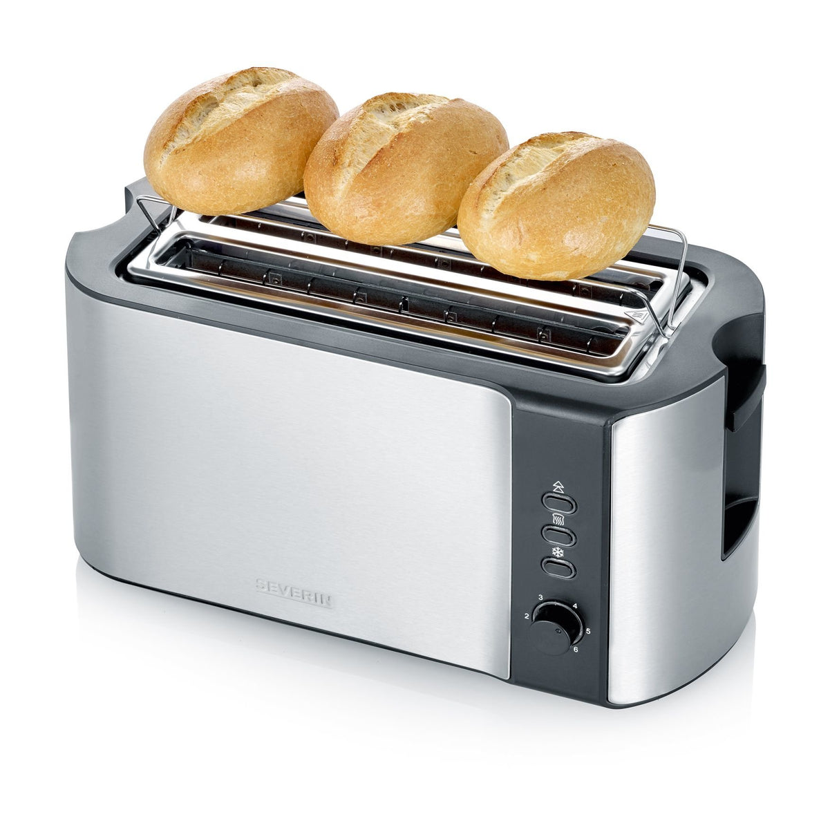 EAN 4008146028540 - Severin AT 2590 tostadora 2 rebanada(s) 1400 W Negro, Plata imagen 3