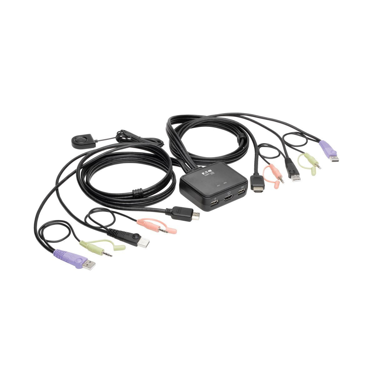 Cable Kvm Eaton 2-Port Usb Hd Switch With Audio Video