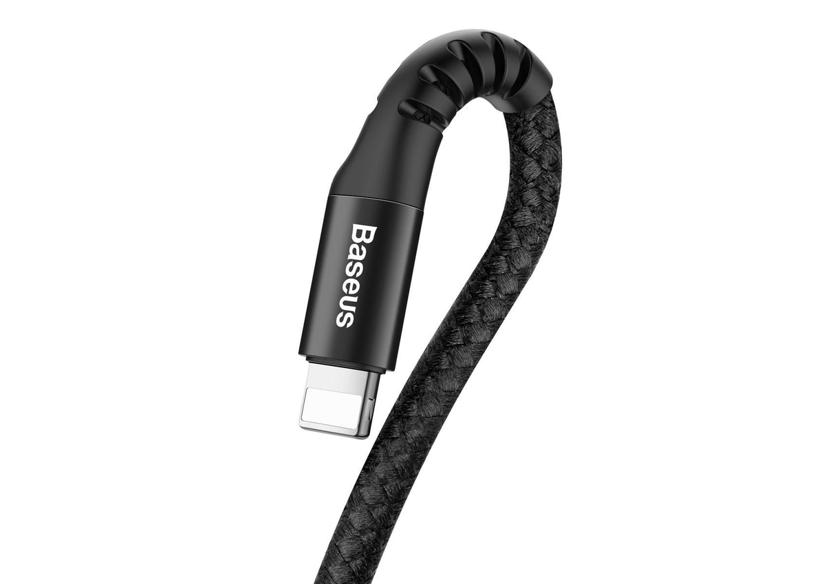 Baseus Fish Eye Cable De Carga / Datos Usb Para Lightning 2a 1m, Negro