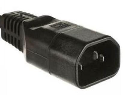 Microconnect C14plug Adaptador De Enchufe Eléctrico C14 Negro