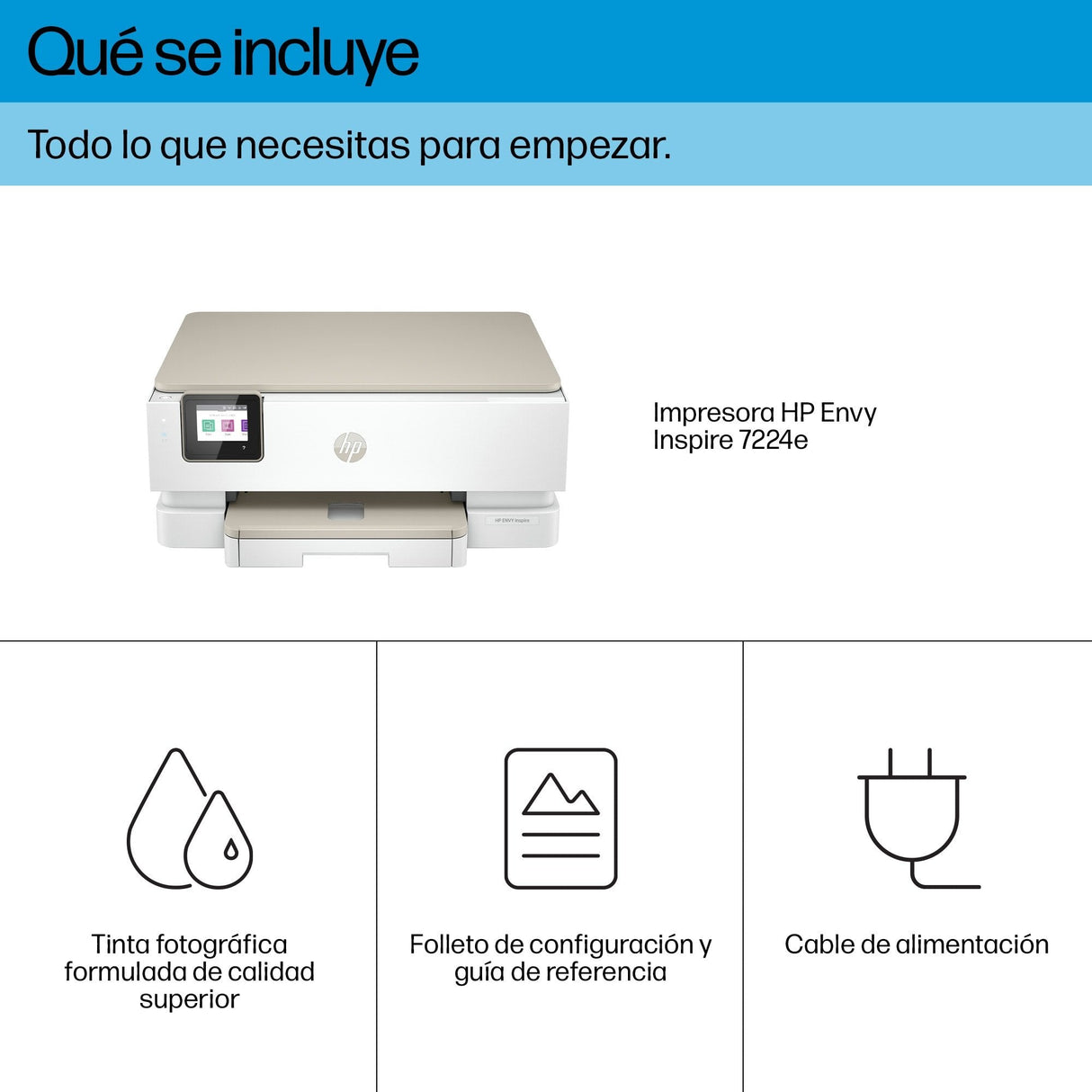EAN 0195908882558 - HP ENVY Inspire 7224e AiO Porto Prntr Inyección de tinta térmica A4 4800 x 1200 DPI 15 ppm Wifi imagen 8