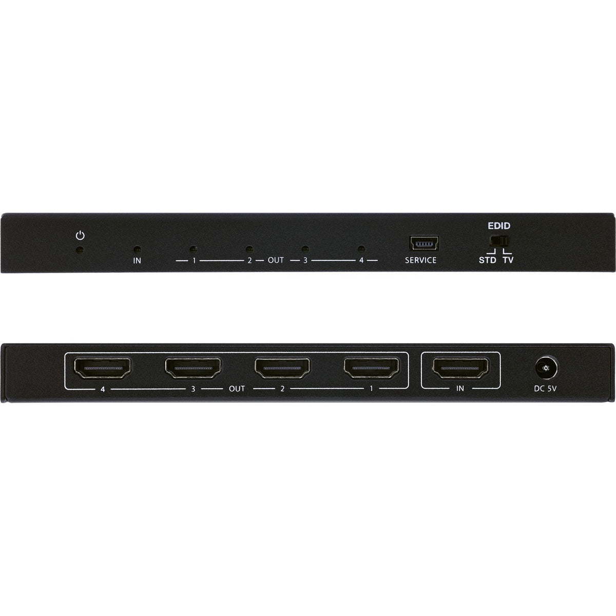 Splitter Hdmi 4 Puertos 4k 30hz Inline