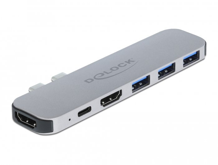 Delock Dockingstation Para Macbook Dual Hdmi 4k / Pd / Hub