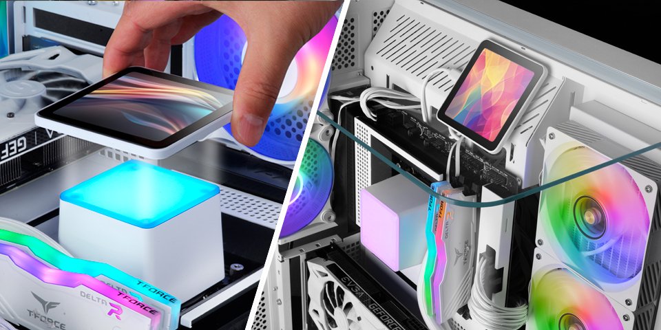 Refrigerador Liquido Cpu Mars Gaming Ml-Visionpro240w Todo En Uno 12 Cm Blanco 1 Pieza