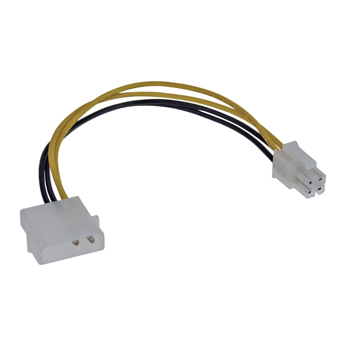 Adaptador De Cable De Alimentación De Placa Base Inline De 5,25" A 4 Pines 12 V 0,2 M