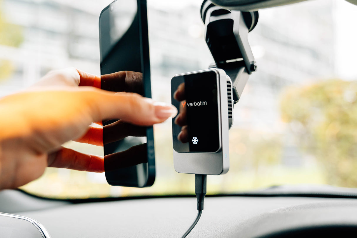 EAN 0023942318620 - Verbatim Charge 'n' Drive Smartphone Negro USB Cargador inalámbrico Carga rápida Auto imagen 4