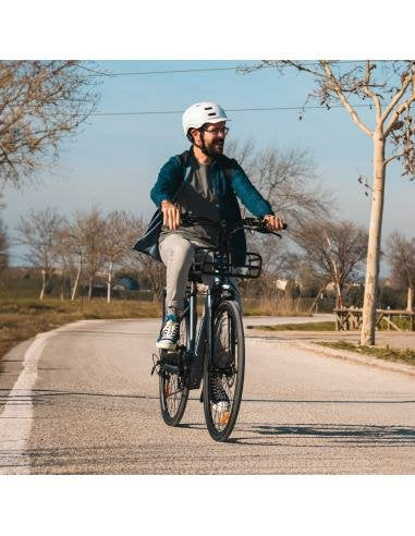 Bicicleta Eléctrica Smatgyro Ebike Sunset White Motor 250w Ruedas 27.5' Blanca