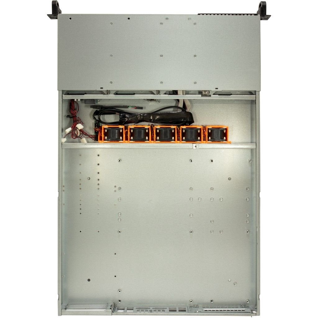 EAN 4260133126367 - Inter-Tech IPC 1U-1404 Estante Negro, Acero inoxidable imagen 3