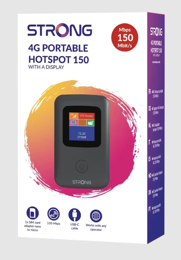 EAN 9120072378706 - Strong 4GMIFI150CD router de telefonía/puerta de enlace/módem Módulo de red celular imagen 8