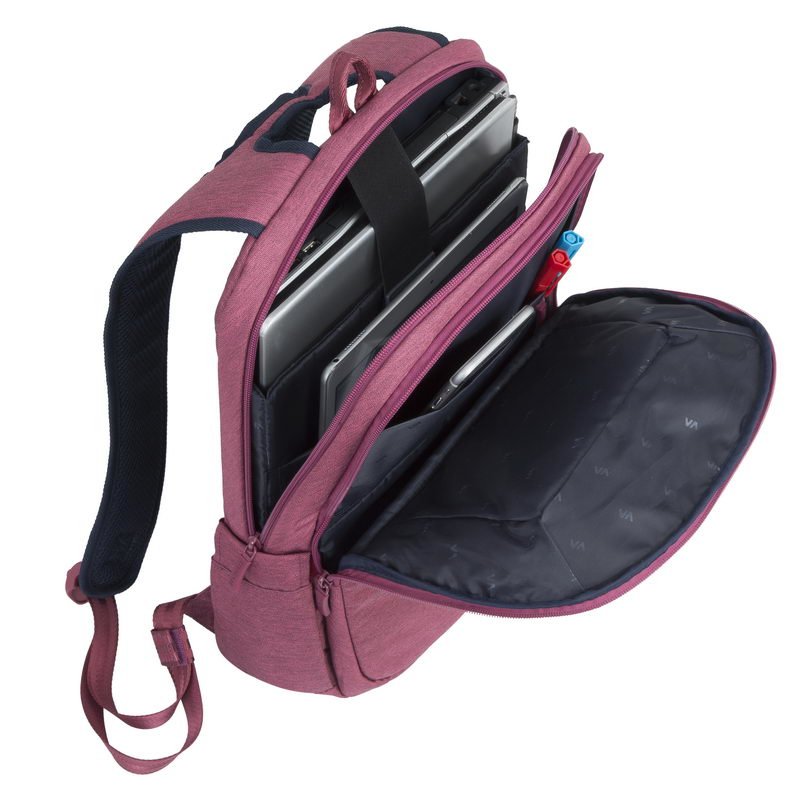EAN 4260403571903 - Rivacase 7760 39,6 cm (15.6") Funda tipo mochila Rojo imagen 5