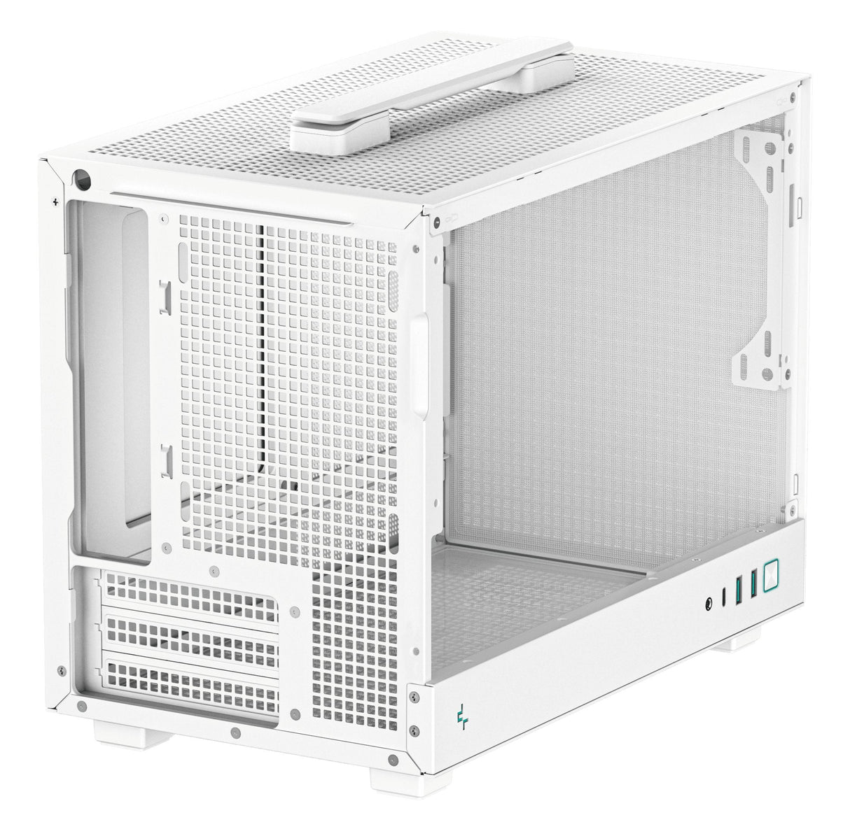 Caja Pc Micro-Atx Semitorre Deepcool Ch160 Wh Blanca R-Ch160-Whngi0-G-1
