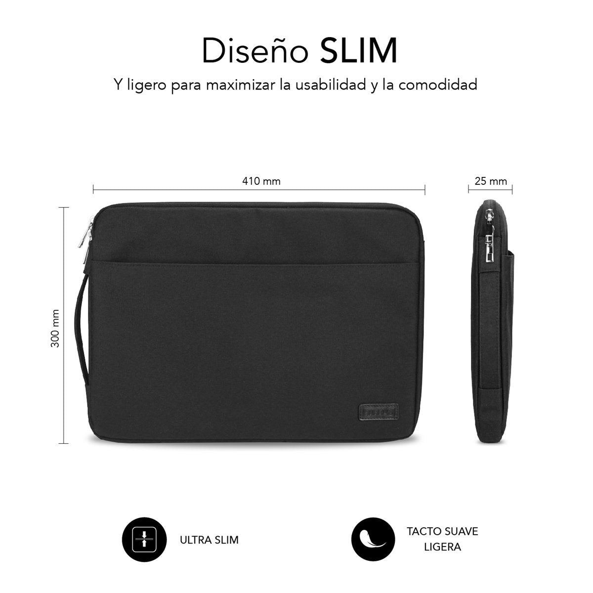 EAN 8436586741495 - SUBBLIM SUB-LS-0PS0101 maletines para portátil 39,6 cm (15.6") Negro imagen 4