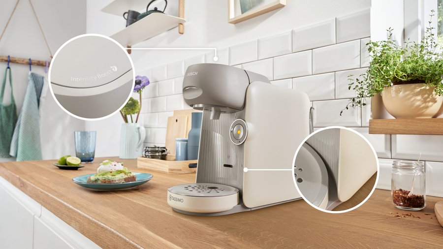 Cafetera De Cápsulas Bosch Tassimo Finesse Tas16b7, Beige