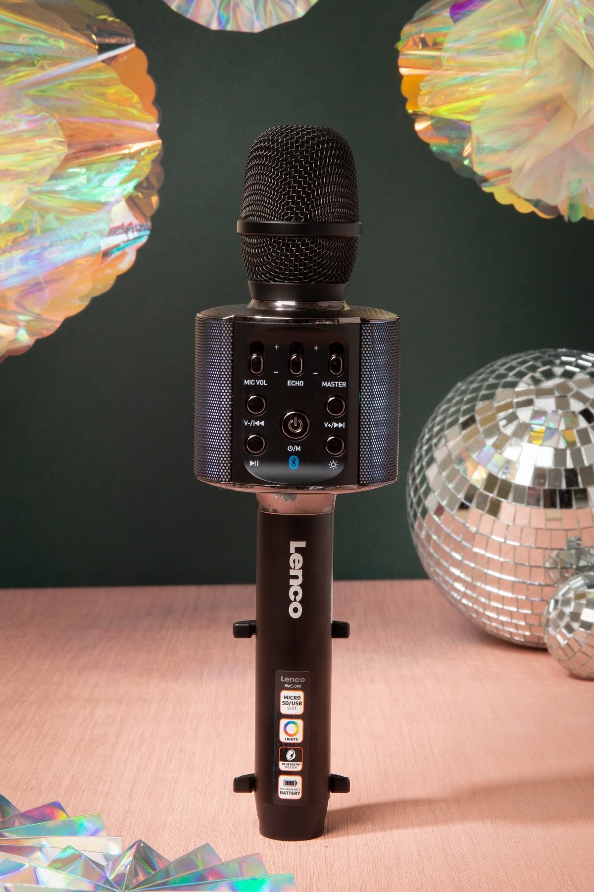 EAN 8711902042105 - Lenco BMC-090 Negro Micrófono para karaoke imagen 9
