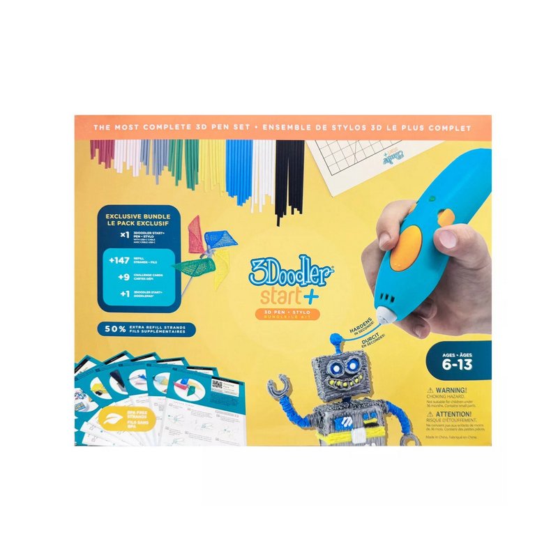 EAN 0817005024395 - 3Doodler Start Plus Costc komplektas rozszerzony lápiz 3D 0,77 mm Turquesa imagen 5