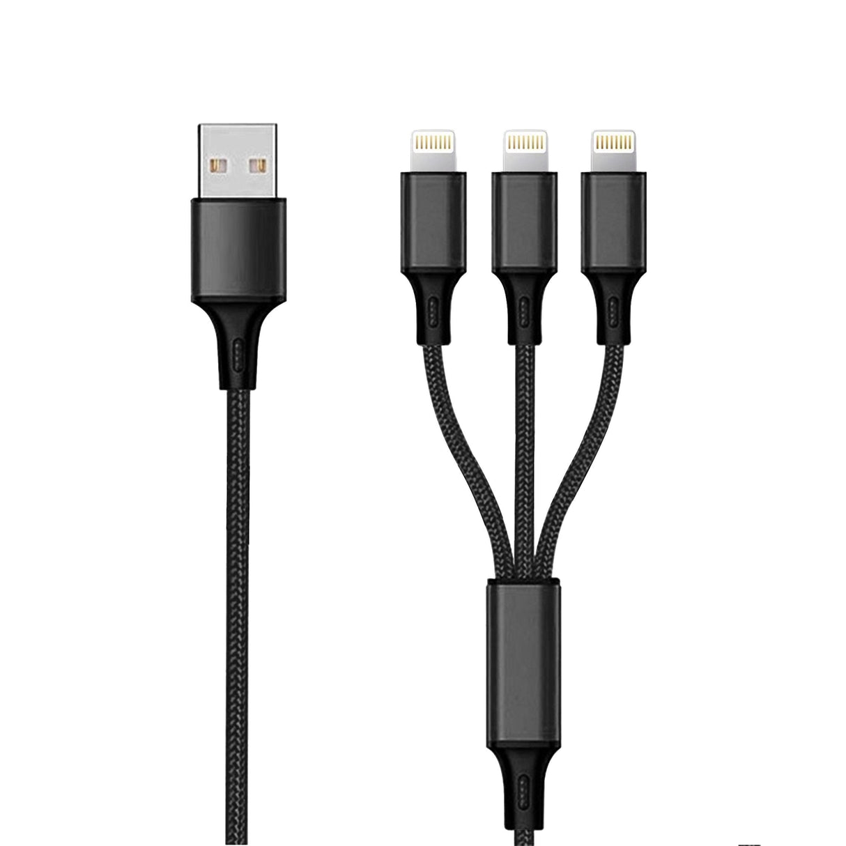 2go 797155 Cable Usb 1,5 M Usb B Usb C/Micro-Usb B/Lightning Negro