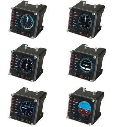 EAN 5099206069824 - Logitech G 945-000008 mando y volante Negro USB 2.0 Simulador de Vuelo Analógico/Digital PC imagen 1