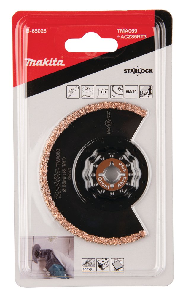 EAN 0088381536523 - Makita B-65028 hoja de sierra de calar, de sierra de marquetería y de sierra recíproca Carburo de tungste imagen 3