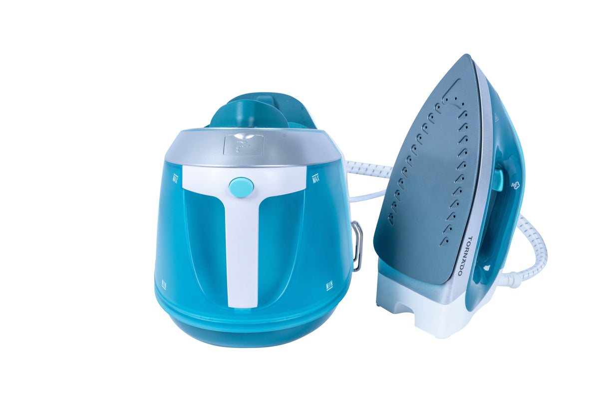 EAN 6221127020489 - TORNADO TSS-2400D estación plancha al vapor 2400 W 1,8 L Suela de cerámica Blanco, Azul imagen 2