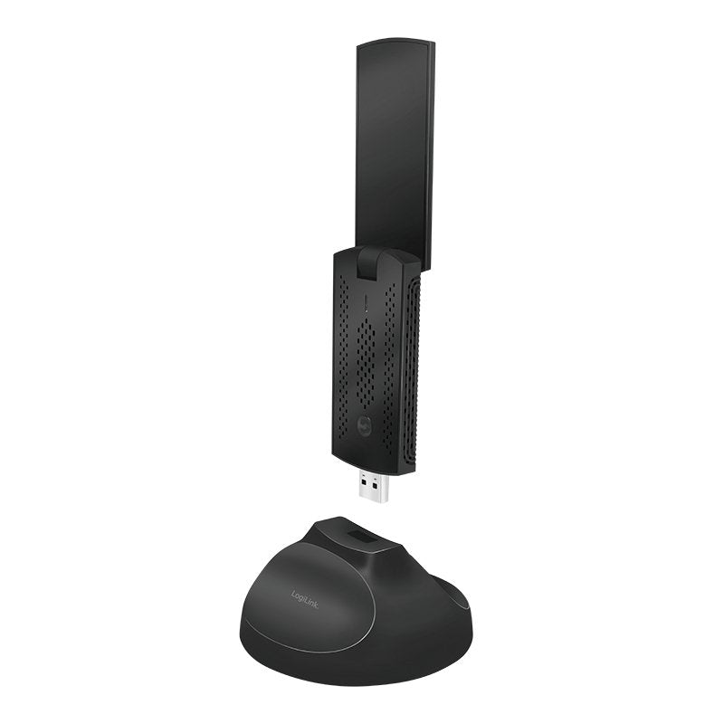 Logilink Adaptador Wlan Usb3.0 1900mbps, 2t2r, Con Base