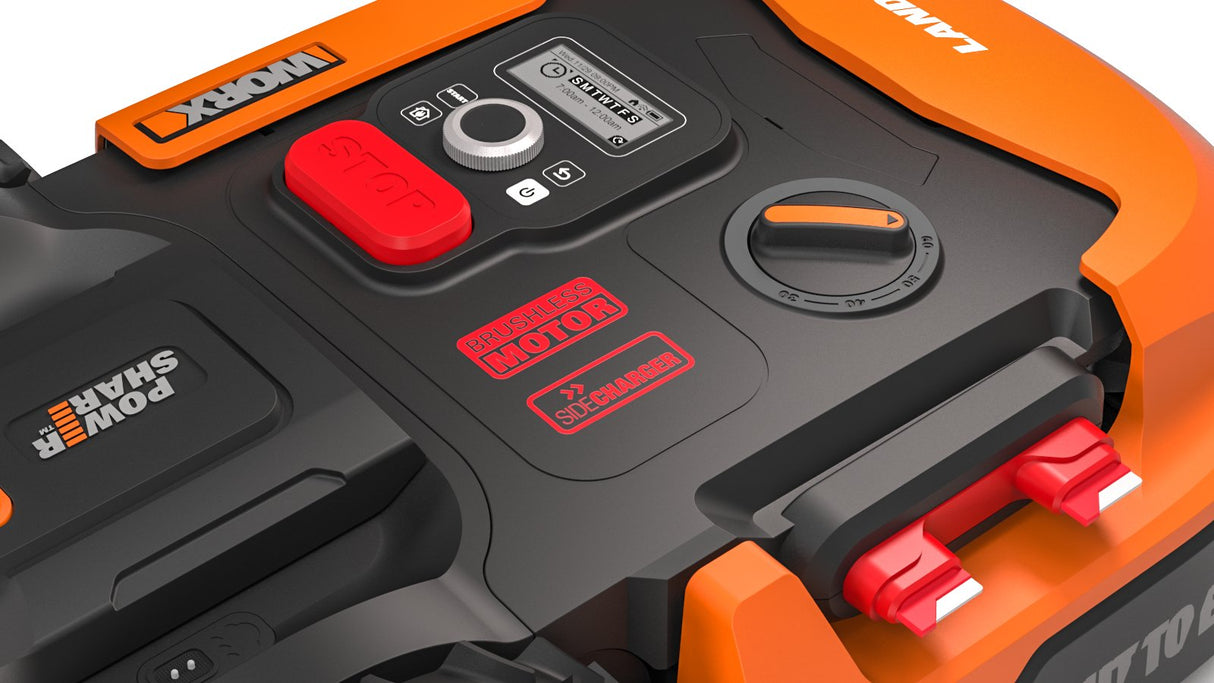 EAN 6924328384571 - WORX WR147E.1 cortadora de césped Robot cortacésped Batería Negro, Naranja imagen 5