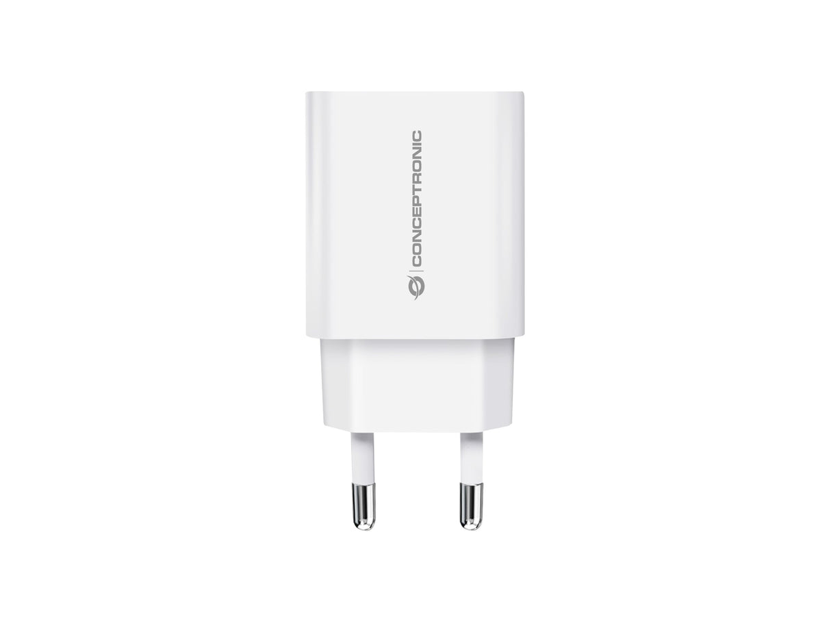 EAN 4015867236451 - Conceptronic ALTHEA14W cargador de dispositivo móvil Universal Blanco Corriente alterna Carga rápida Inte imagen 2