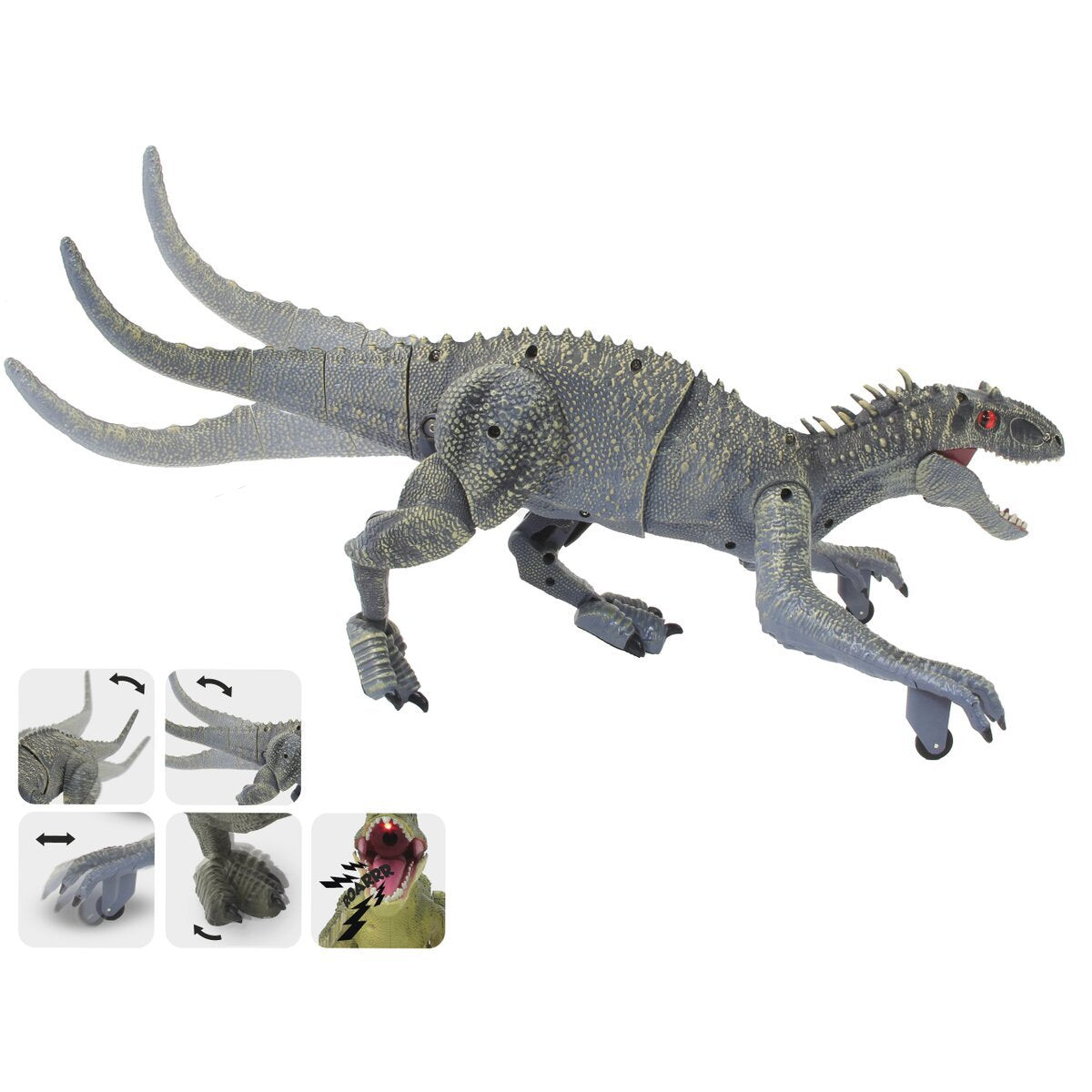 Jamara Dinosaurier Exoraptor Li-Ion 3,7v 2,4ghz Gris