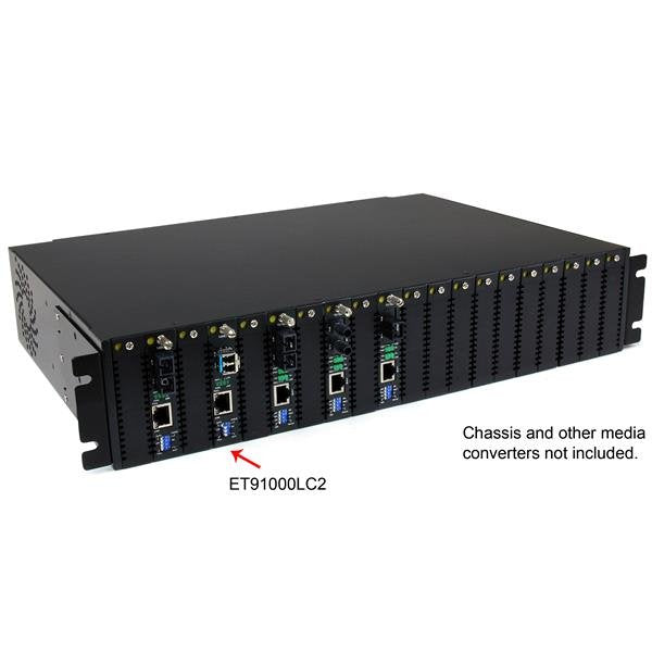 EAN 0065030846226 - StarTech.com ET91000LC2 convertidor de medio 2000 Mbit/s 850 nm Negro imagen 4