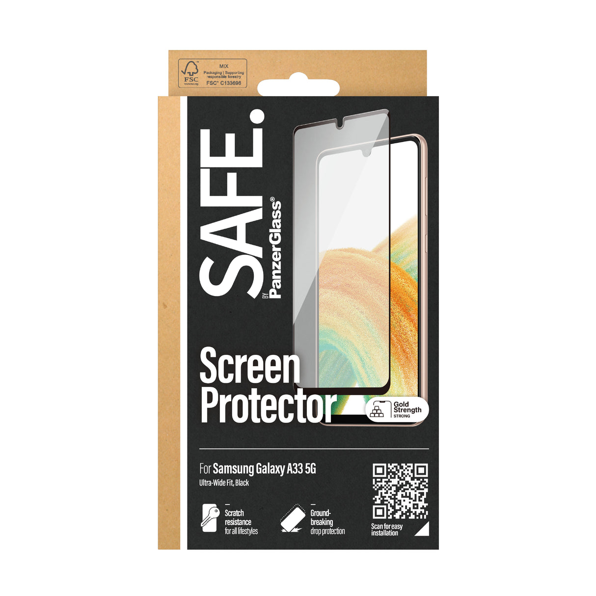 EAN 5711724951015 - PanzerGlass SAFE. by ® Screen Protector Samsung Galaxy A33 5G Protector de pantalla 1 pieza(s) imagen 3