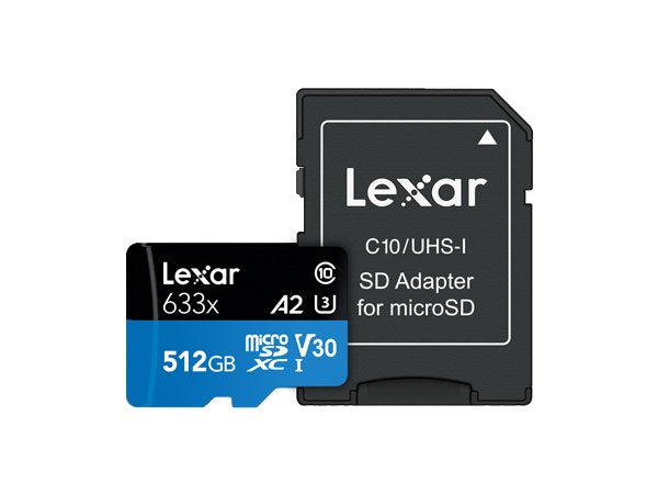 EAN 0843367119745 - Lexar 633x 512 GB MicroSDXC UHS-I Clase 10 imagen 3