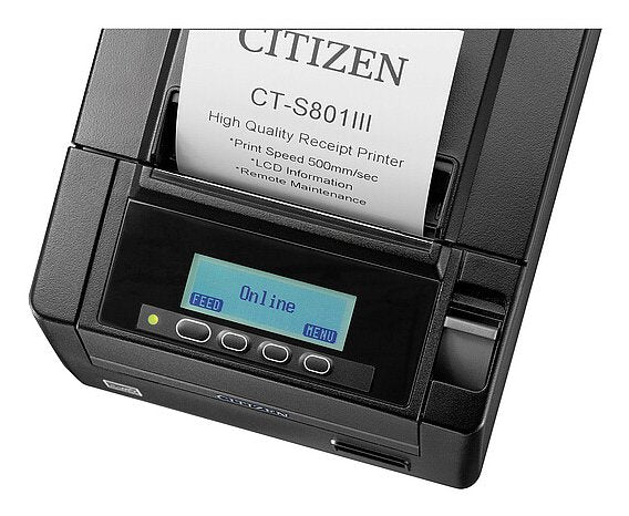Ct-S801iii Thermal Printer, 500 Mm/Sec,58-83mm, Lcd, Self
