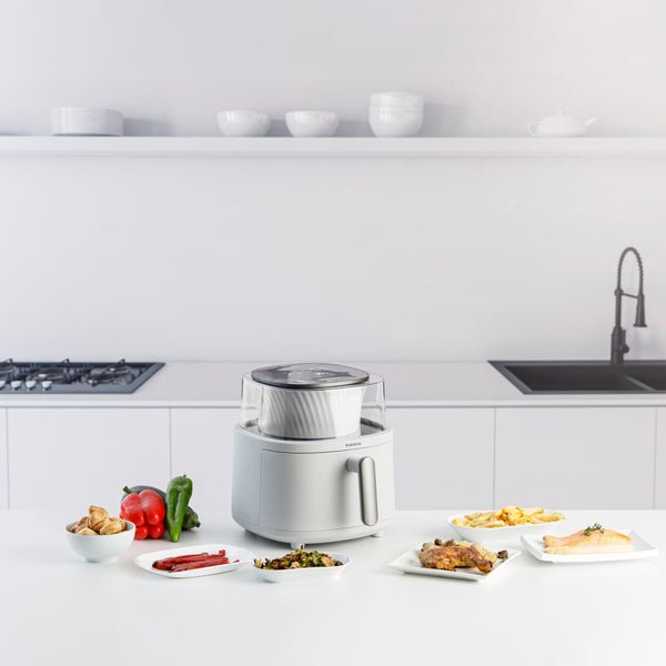 EAN 8414234739902 - Taurus Aero Crisp Spin Sencillo 6 L Independiente 1550 W Freidora de aire caliente Blanco imagen 11