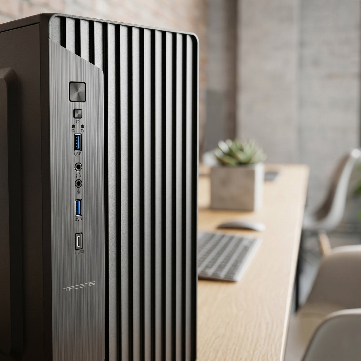 Caja Microatx Tacens Anima Ac8500 Con Fuente 500w Frontal Cleanline Disipador Max 140mm Gpu Max 250m