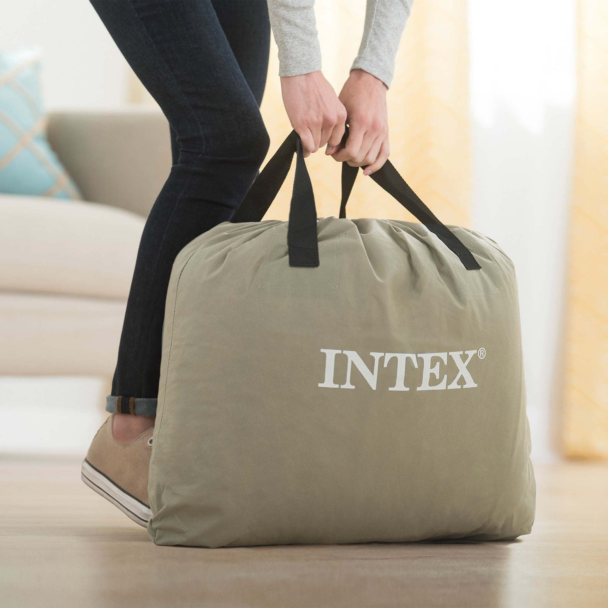 EAN 6941057422862 - Intex 64124ND colchón hinchable Colchón doble Azul oscuro Unisex imagen 14