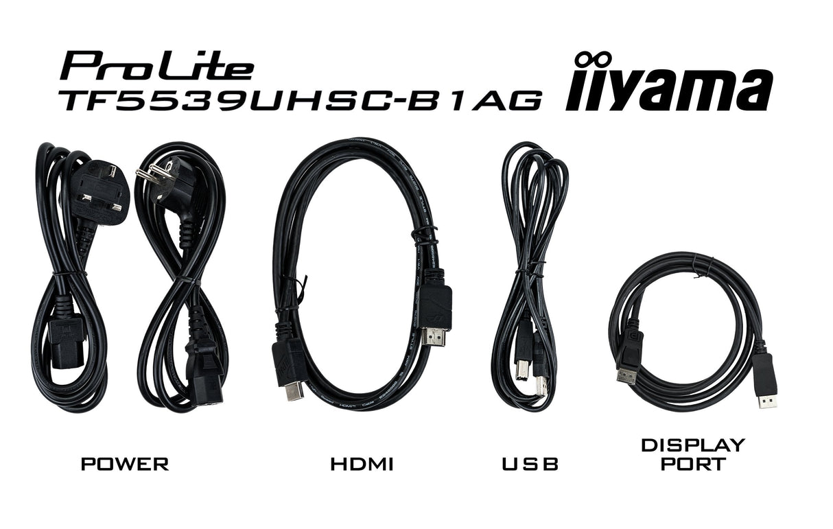 Monitor Iiyama 55 Tf5539uhsc-B1ag Touch 8ms,24/7,Dvi,Hdmi,Vga