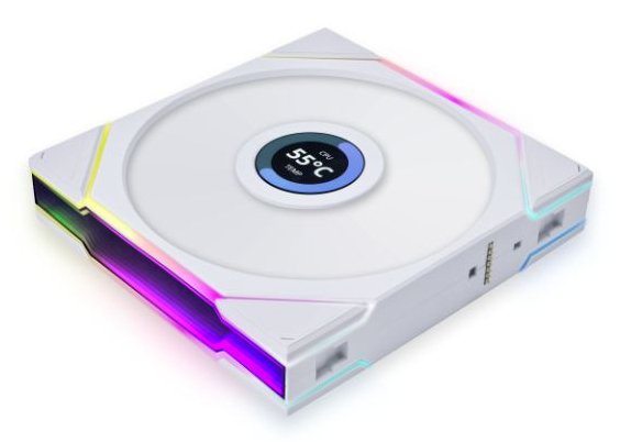 Lian Li Uni Fan Tl140 Lcd Wireless Blanco Ventilador De Caja