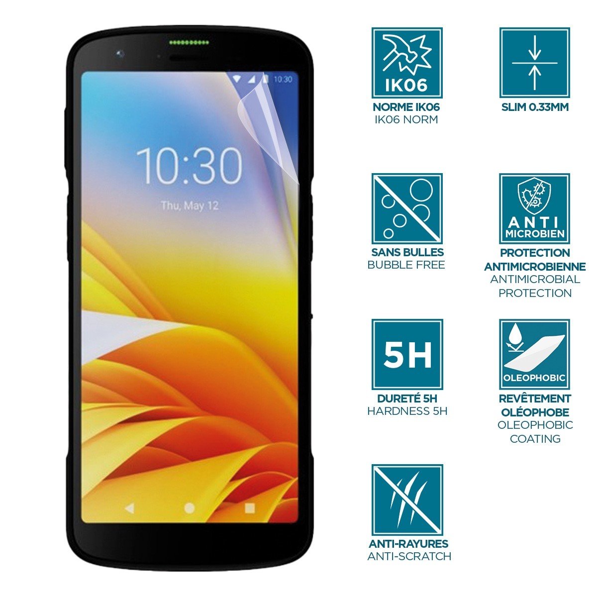 EAN 3700992530130 - Mobilis 036302 protector de pantalla o trasero para teléfono móvil Zebra 1 pieza(s) imagen 2