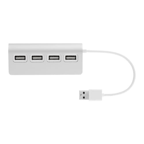 Tnb Hub Autoalimentado Usb 2.0 De 4 Puertos - Aluminio