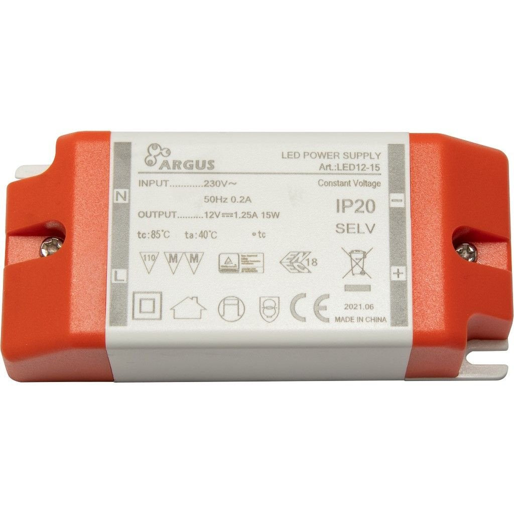 Inter-Tech Led Trafo Led12-15 15w, 12v, 1250ma, Ip20 Retail