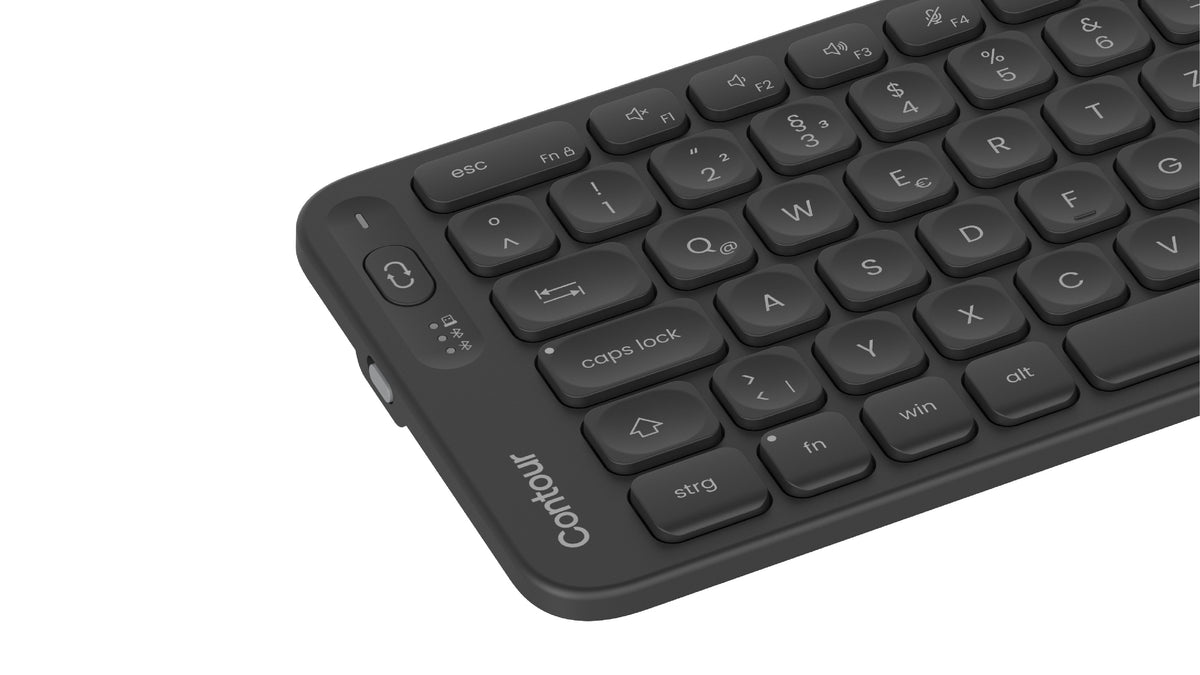 EAN 0743870052617 - Contour Design Balance teclado Oficina RF Wireless + Bluetooth QWERTZ Alemán Negro imagen 3