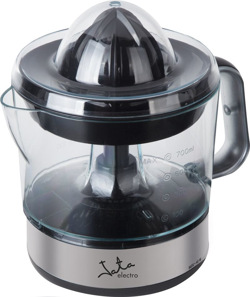 EAN 8421078034650 - JATA EX421 exprimidor Exprimidor eléctrico con brazo 40 W Negro, Acero inoxidable, Transparente imagen 1
