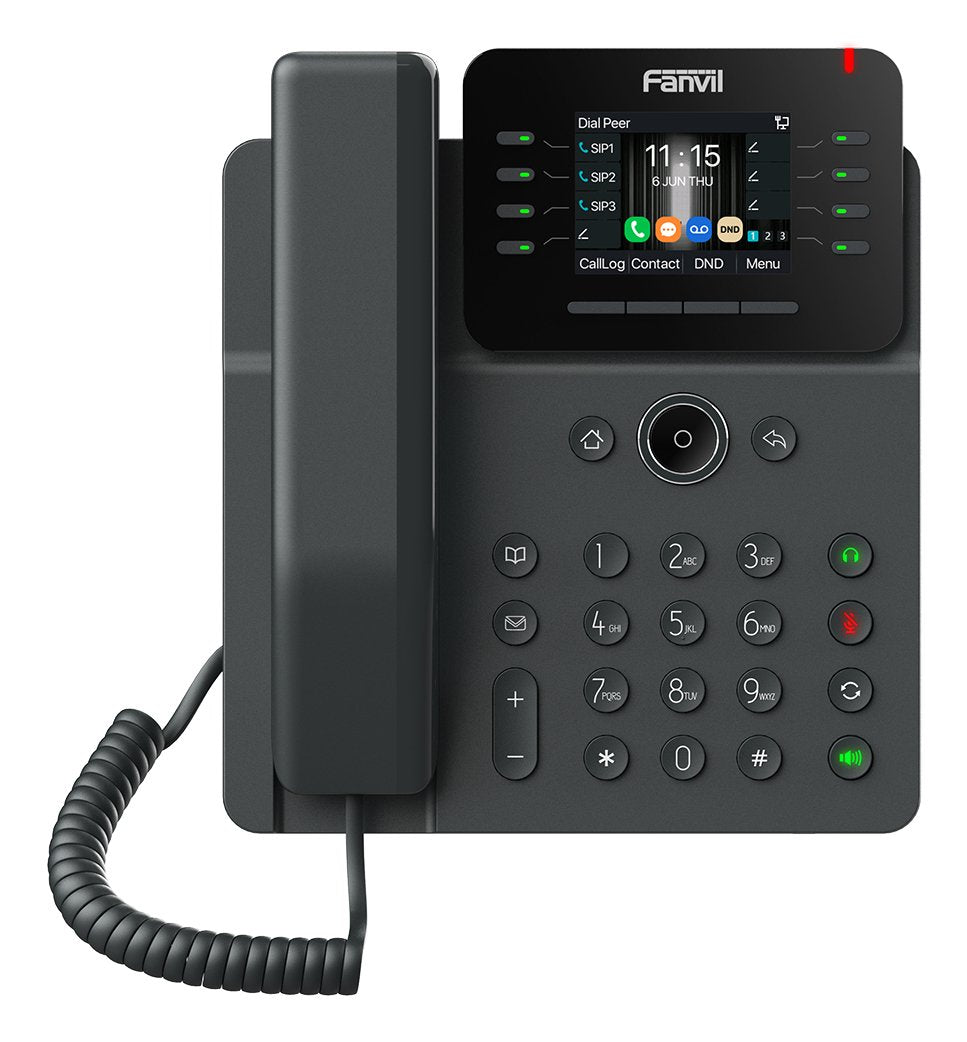 EAN 6937295605624 - Fanvil V62W teléfono IP Negro 12 líneas LCD imagen 3