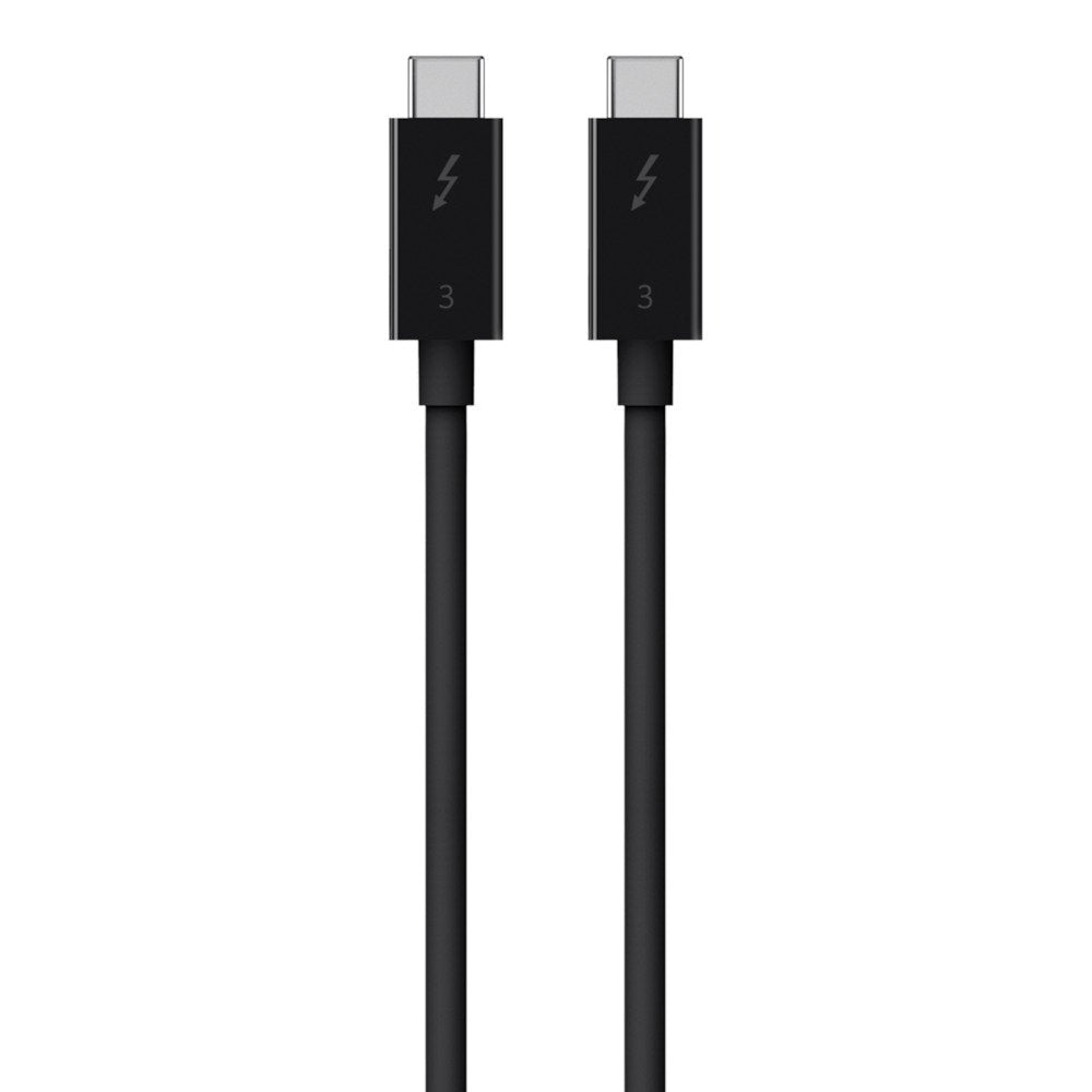 Cable Belkin F2cd084bt0.8mbk  Thunderbolt 3  De Usb-C A Usb-C  0.8m  Color Negro