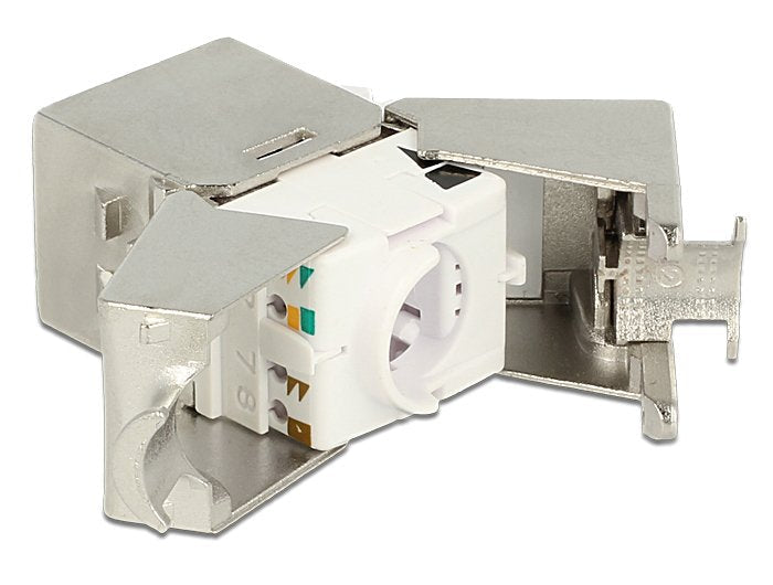 Keystone Modul Rj45 Buchse > Lsa Cat.6a Stp Kompakt 24 Stück