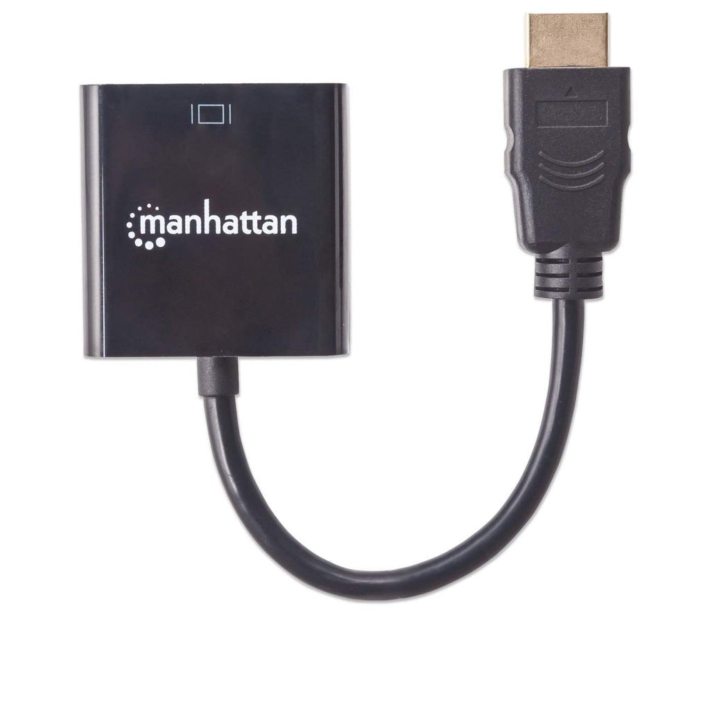 Convertidor Hdmi A Vga Manhattan, 1080p, 30 Cm, Macho A Hembra,