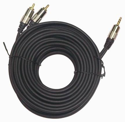 Cable Audio 3.5mm To 2rca 1.5m/Gold Cca-352-1.5m Gembird