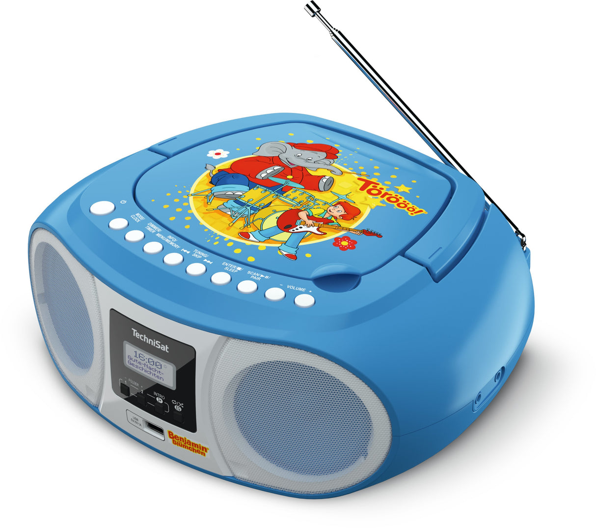 EAN 4019588509528 - TechniSat DigitRadio 1990 Digital 3 W DAB+, FM Azul Reproducción MP3 imagen 3