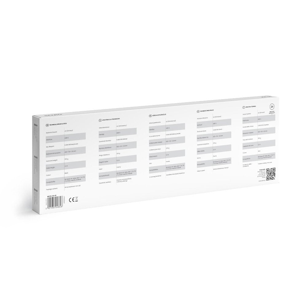 EAN 5901986048848 - Savio KB-01 teclado Hogar / Oficina USB QWERTY Inglés de EE. UU. Negro imagen 7