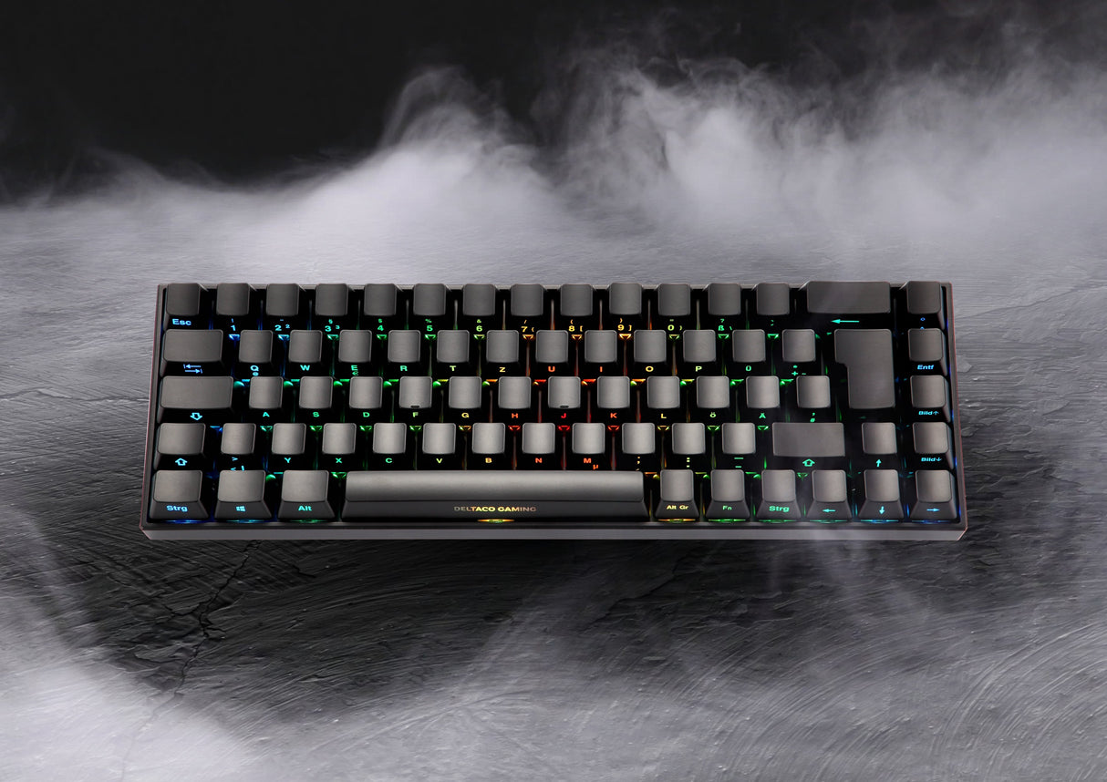 EAN 7333048053602 - Deltaco Gaming GAM-100-DE teclado Juego USB + RF Wireless + Bluetooth QWERTZ Alemán Negro imagen 5